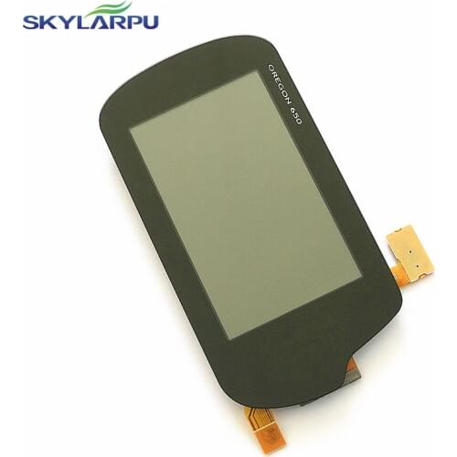 Skylarpu LCD screen for GARMIN OREGON 650 Handheld GPS LCD display Screen with Touch screen digitizer Repair replacement