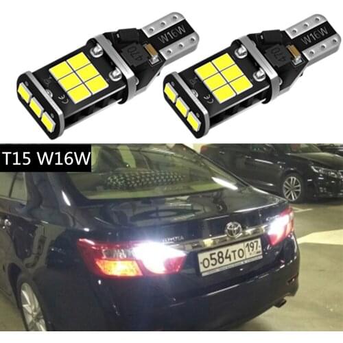 2 x Canbus W16W Led Bulb 912 921 T15 LED White Signal Lamp 6000k Reversing Lights For Opel Astra Vectra Zafira Corsa Infiniti