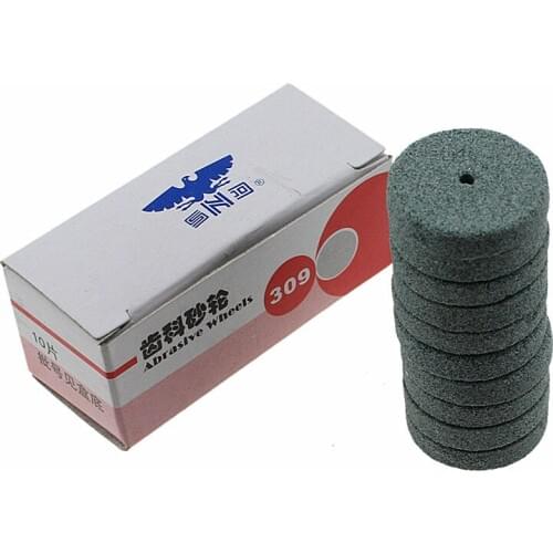 20 Pcs Dental Lab Materials Abrasive Wheels Denture Fine Polishing Polished Tools Dia 20mm Dentist Products #309