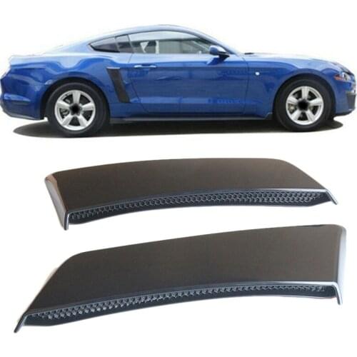 Car Rear Side for Fender Door Scoops Frame Cover for Ford Mustang GT350 Style 2015-2018 Fender Scoops Cover