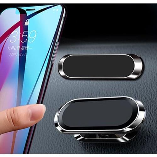 Car Magnet Phone Holder Mount Bracket 360 Degree Rotating Anti-slip phone Hold Clip for Car Home Kitchen Office IPhone Huawei