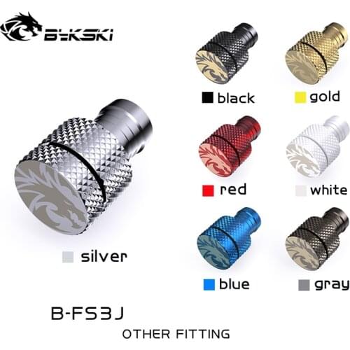 Bykski pc water cooling fitting 3/8" G1/4" soft tube water plug Hand Twist water cooler heatsink gadget B-FS3J