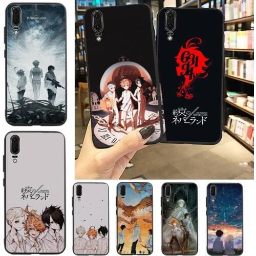Anime The Promised Neverland Phone Case For Huawei P20 P30 P40 lite Pro P Smart 2019 Mate 10 20 Lite Pro Nova 5t