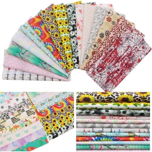 David accessories 2pc/set 20x20cm Random pattern Mixed Material Fabric for Sewing Dress Cloth Making DIY Cushion Cover,1Yc15587