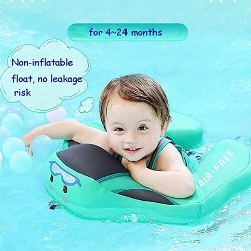 Baby Swimming Ring No Inflatable Safety For Accessories Floating Swim Ring Float With Sunshade Board Suitable For Baby