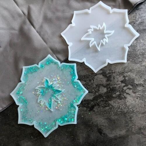Aouke Mold Star anise flower For DIY resin silicone mold Coaster
