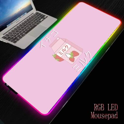 Japanese Strawberry Milk Pink Japanese Strawberry Milk Keyboards Mat Gaming Mousepad Desk Mat Large Mouse Pad Keyboards Mat XXL
