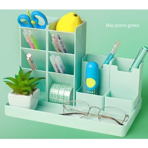 N0HC Multi-purpose Desk Organizer Pen Organizer Storage Office School Home Stationery Supplies Pen Storage Holders