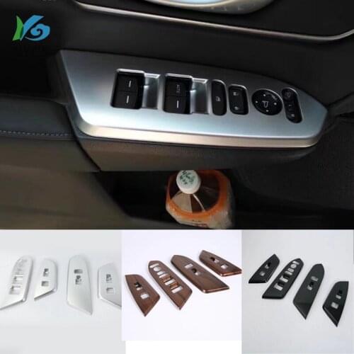 Fit for Honda CRV CR-V 2017 2018 2019 4PCS modified glass switch decorative ABS plating decorative stripe patch