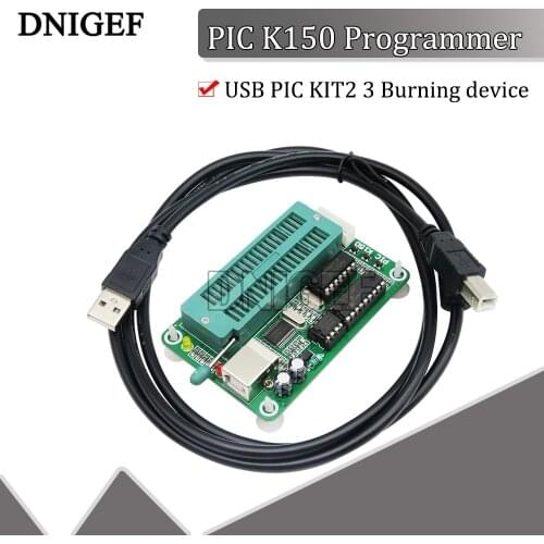 DNIGEF PIC K150 ICSP Programmer USB Automatic Programming Develop Microcontroller with USB ICSP Cable