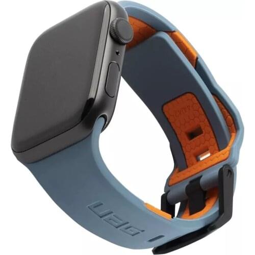 High quality silicone strap for Apple Watch band 44/42mm 40/38mm meteorite two-color bracelet apple watch series 6 SE 5 4 3 2