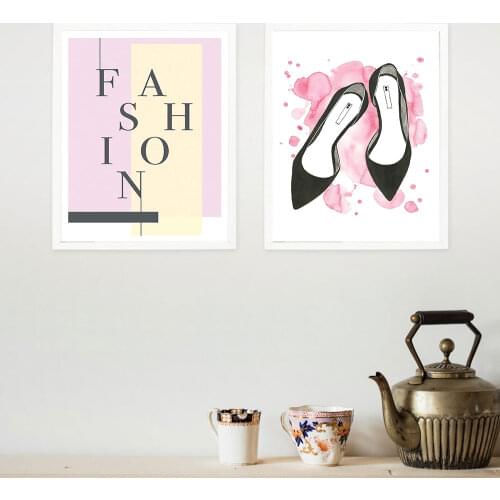 Nordic Modern Poster Fashion Canvas Painting Quote Art Print Minimalist Bedroom Boho Wall Picture For Living Room Home Decor