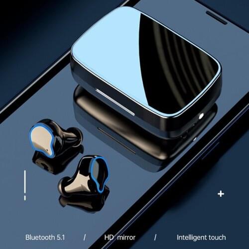 KINGSTAR Bluetooth 5.1 Earphones Wireless Headphone 9D Stereo Sports Waterproof Earbuds Headsets With Microphone 2000mAh