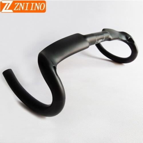 NO LOGO Bicycle Handlebar 31.8 gloss/matte Carbon Road Handlebar Carbon Fibre Bike Bent Handle Bar Ultralight Carbon Handlebars