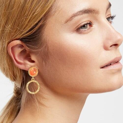 Vintage Pendants Metal Drop Dangle Earrings For Women Unusual Geometric Statement Earrings 2020 New Fashion Accessories Jewelry