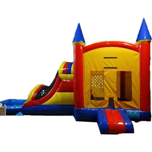High quality inflatable pool slide combo for sale inflatable water slides