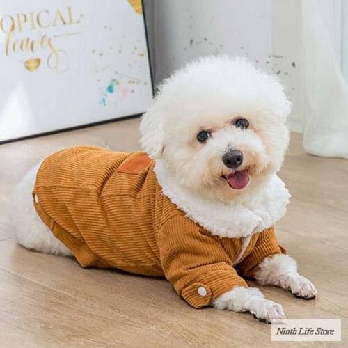 Winter Pet Dog Clothes Super Warm Jacket Thicker Cotton Coat Waterproof Small Dogs Pets Clothing French Bulldog Puppy Supplies