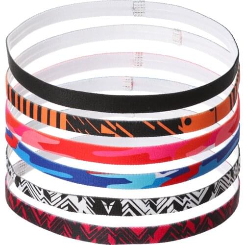 1 PC Candy Color Women Men Yoga Hair Bands Sports Headband Girls Sport Anti-slip Elastic Rubber Sweatband Football Running