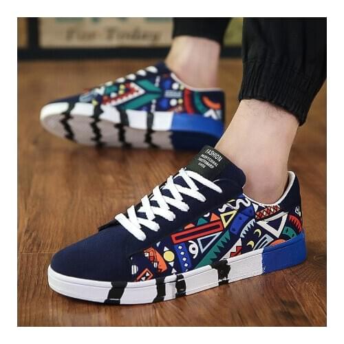 2020 New Men Shoes Men Casual Canvas Shoes Fashion Lightweight Lace Up Sneakers Summer Breathable Men Flats Shoes Male Footwear