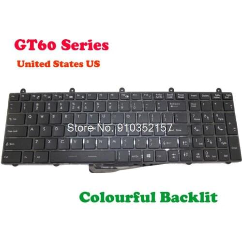 US Keyboard For MSI GT60 GT70 V123322AK1 S1N-3EUS271-SA0 V139922AK1 UI S1N-3EUS204-SA0 V143422BK2 S1N-3EUS219-SA0 V123322JK2