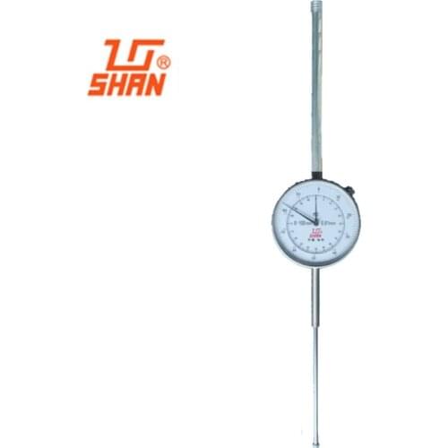 Large Measuring Range Dial Indicator 0-100mm Range 0.01mm Grad Dial Indicator White Dial 0-100 Reading