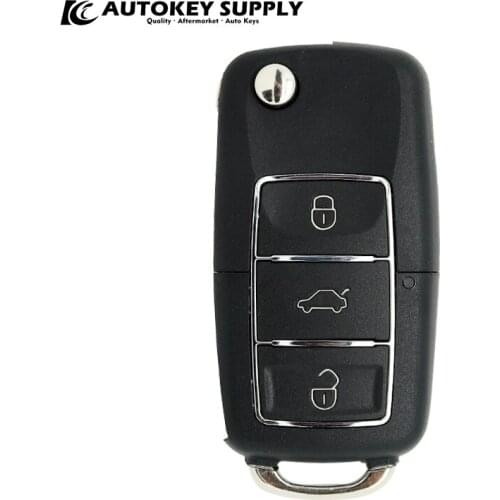 FOR NEWVW 3 Buttons Remote Flip Key Trunk Button Water Proof AKVWF117