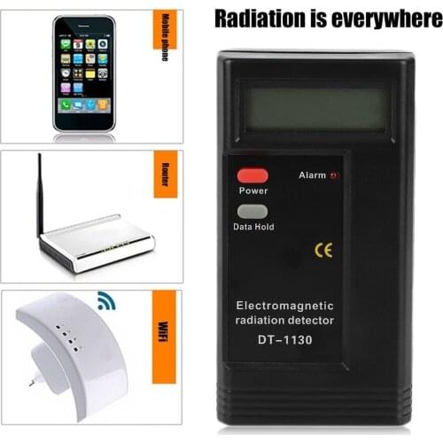 Electromagnetic Digital LCD Radiation Detector EMF Meter Dosimeter Tester In Computers Telephone Home Electrical Equipment