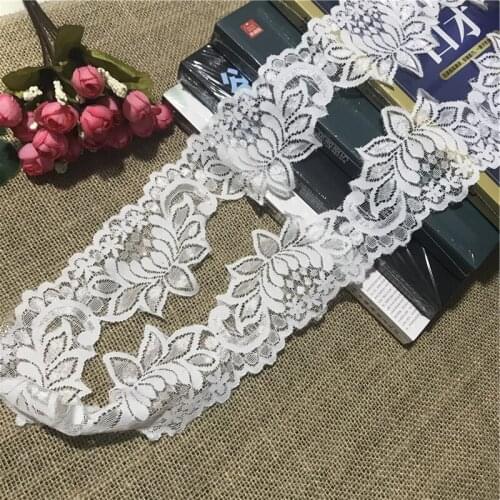!6.7-8.5cm S2451 exquisite stretch lace is used for sewing quilts for wedding dress with applique neckline