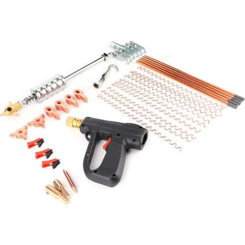 Alarme voiture Burglar Alarm Dent Puller Stud Welder Kit Auto Car Spot Repair Device Stud Welding Hammer Gun Tool oto