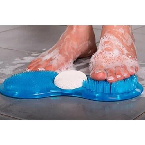 Bathroom Mats Foot Massager Bathroom Foot Brush Peeled Pumice Wipe Foot Care Tool Shower Feet Foot Cleaner Bathroom Relax#G4