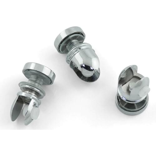 Round Bracket Glass Holder Clamp 6mm 8mm 10mm Zinc Alloy Fittings for Mirror in the Bathroom Glass Panel Clip Fixed Clip