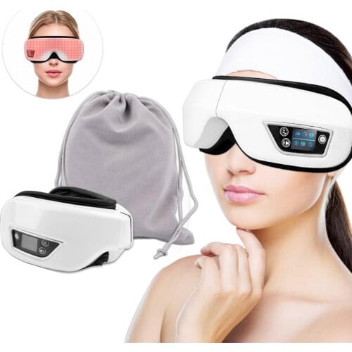 Eye Massager Pressure Therapy Bluetooth Electric Eyes Mask Massage Vibration Heating Air Pressure Beauty Eyes Care Tool Dropship