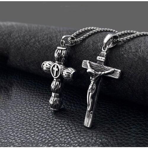 Fashion new necklace men pendant women sweater chain titanium steel jewelry students hot sale