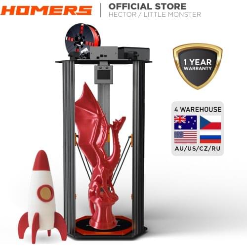 Homers Little Monster 3D Printer Kit 340*500MM huge build volume 110/220V types support Bltouch/3D Touch Auto leveling