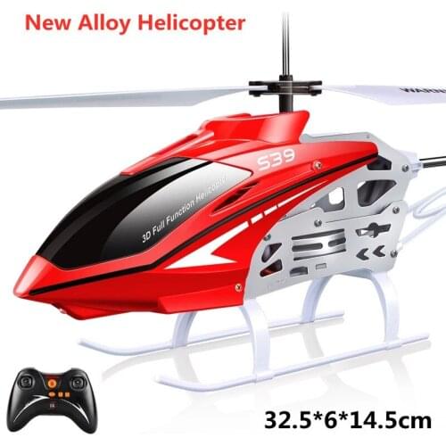 New 2.4Ghz RC Helicopter 3CH With Gyro LED Lights Hover Altitude Hold For Children Toy Gift Chargeable Remote Control Aircraft