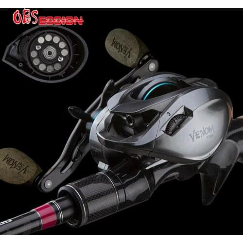 OBSESSION 8.1:1 High Speed Baitcasting Reel Ultralight 11+1Ball Bearings High Quality Saltwater Casting Fishing Reels Tackle