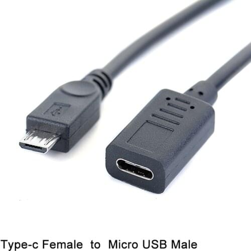 USB Type-c Female to Micro USB Male OTG Connector Cable Adapter Dropshipping