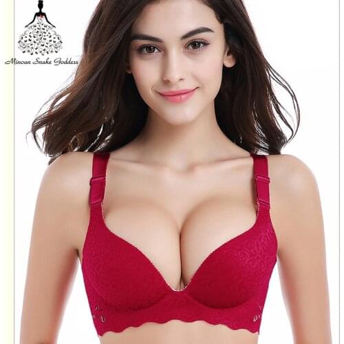 Plus Size Bra Bralette Bras For Women Push Up Bralet Big Size C D Cup Lingerie underwear Unlined Wireless Intimat Brassiere