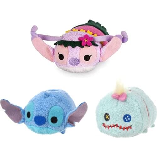 Disney Tsum Tsum Lilo & Stitch Plush Toys Dolls Disney Lilo Stitch Scrump Angel Tsum Stuffed Plush Toys Kids Gifts