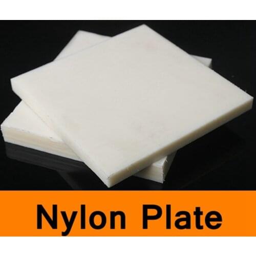 Polyamide Plate PA Sheet White Color Nylon Board Mould Mold Plank Insulation Material DIY Tool High Strength Plastic All Size