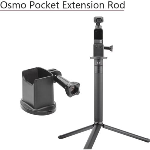 Portable Base Adapter Extended Rod Extension Stick for DJI Osmo Pocket Metal Tripod Handheld Gimbal Stabilizer Accessories Parts
