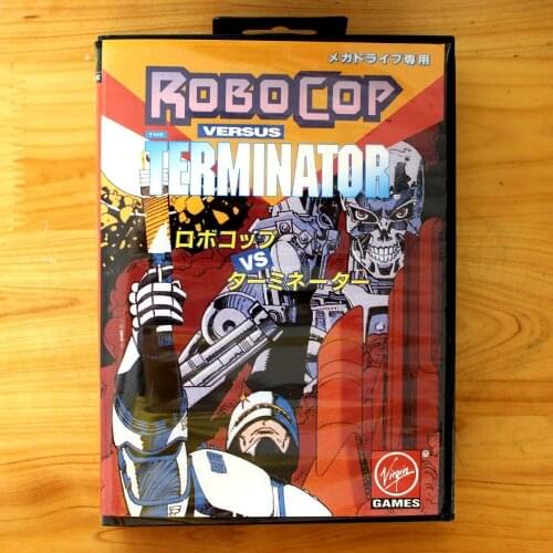 Robo Cop Terminator 16 Bit SEGA MD Game Card With Retail Box For Sega Mega Drive For Genesis