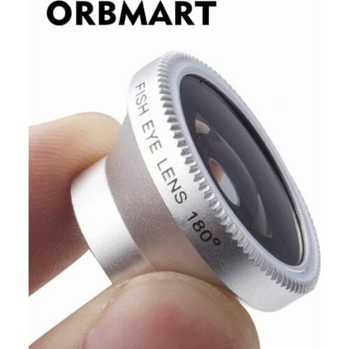 ORBMART Detachable 180 Angle Fish Eye Fisheye Lens For iPhone 5s 6 6s Plus HTC Samsung Galaxy S5 S6 Note 3 Xiaomi Redmi Meizu LG