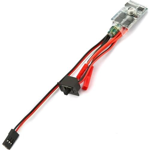 20A / 30A Brush ESC 2KHz Forward Reverse Bidirectional Speed Controller with Brake 30*23*5mm for RC Boat Car Tank Rock Crawlers