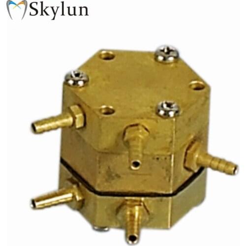 5PCS dental Hexagonal hexagon Valve dental 5 Kg single air control valve with 5 connectors Dental Materials products SL1213