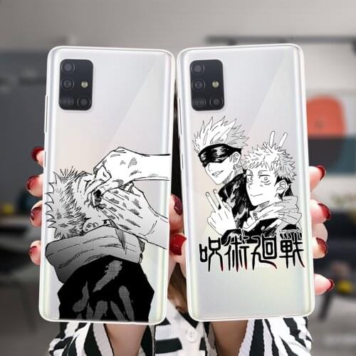 Japan Anime Jujutsu Kaisen Silicone Soft Case For Samsung A52 A72 A51 A71 A50 A70 A02 A12 A42 A32 A31 A21S A41 A20 A30 A11 Cover