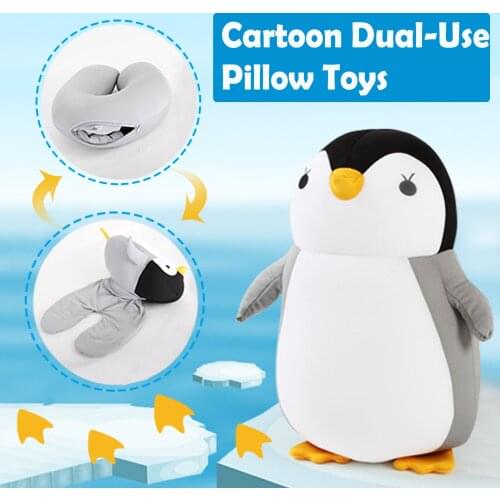 Cute The Penguin Plush Toys Adults Soft Comfortable Pillow Cartoon Indoor Animal Doll Pillow Kawaii Birthday Gift