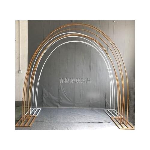 Wedding props tie yi arch colorful road frame wedding background arch frame wave rainbow road lead