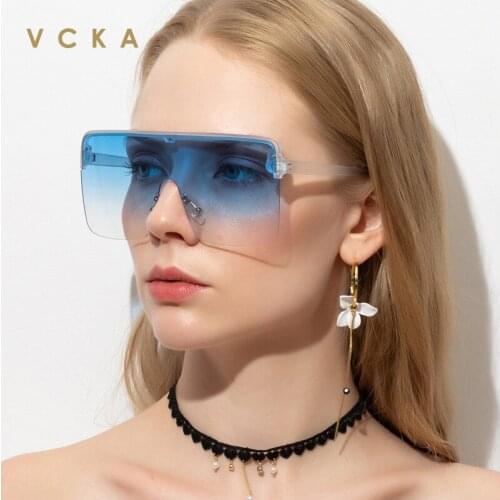 Женские солнцезащитные прозрачные очки VCKA China At AliExpress