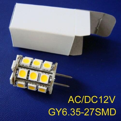 High quality 12Vac/dc GY6.35 led lighting,led GY6.35 bulbs,GY6.35 LED Downlights,G6 12v LED Crystal lamp free shipping 12pcs/lot